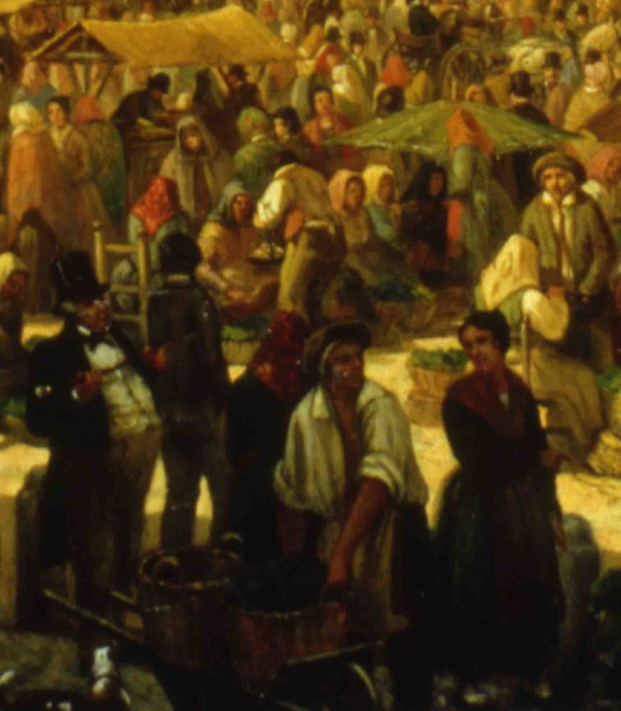 04.03 - GIULIO CARMIGNANI, Venditore ambulante di pesce, 1848 - Parma, Collezione privata